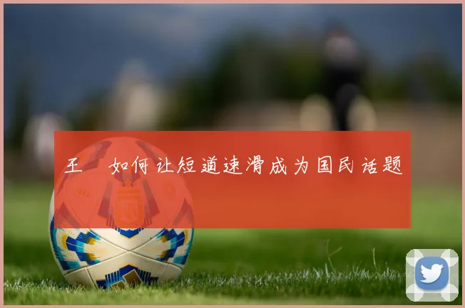 王濛如何让短道速滑成为国民话题